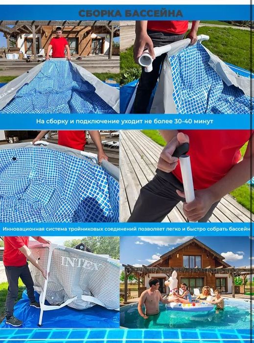 Бассейн каркасный