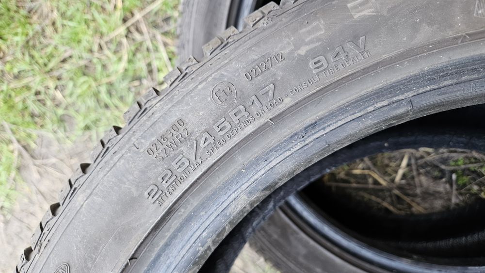 2бр гуми 225 45 17 дот 22 гуд йър good year