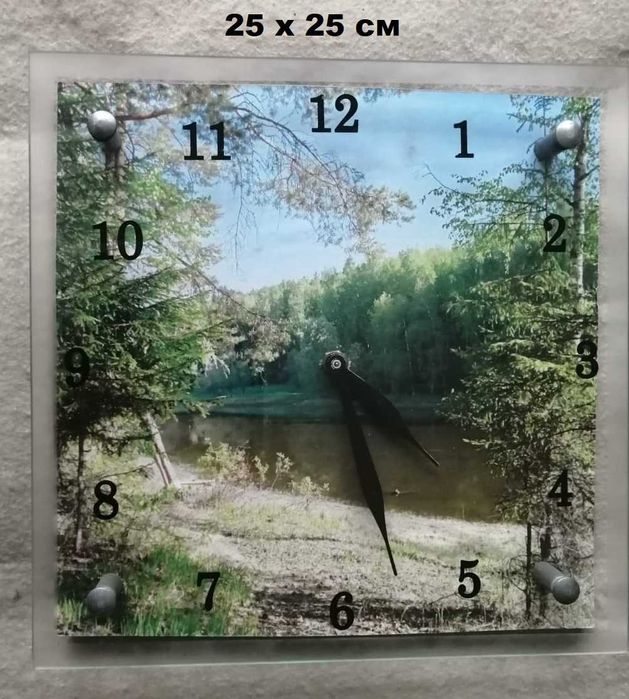 Часы настенные круглые, прямоугольные