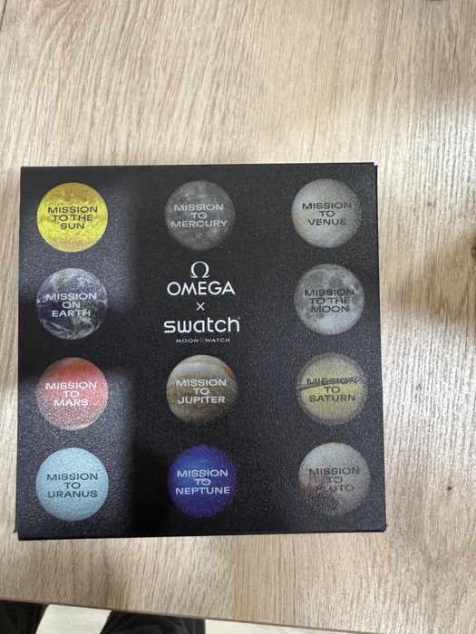 Часы коллаборация omega & swatch mission to the moon