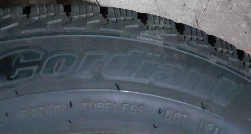Джанти с руски зимни гуми 185/60/R14"Cordiant" DOT 2921 4*100  VWГолф