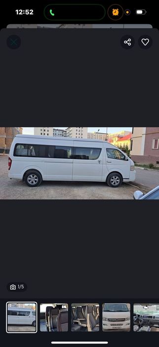 Turitiskiy mikroavtobus sotiladi holati alo