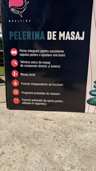 Pelerină de masaj Whaltima FIJI – nouă, nefolosită