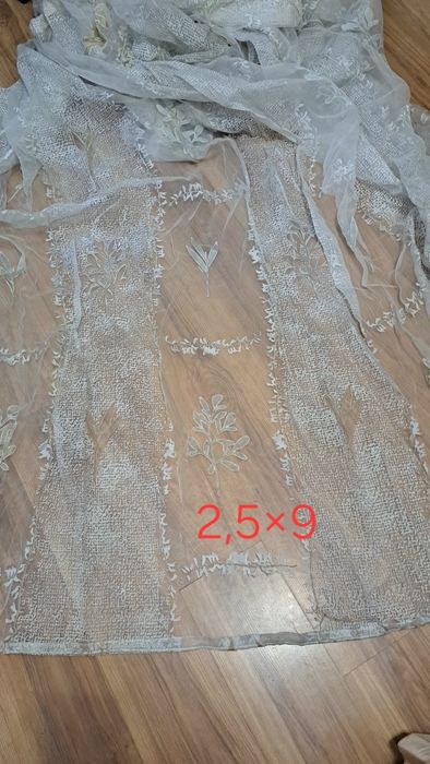 Продам тюль молочного цвета