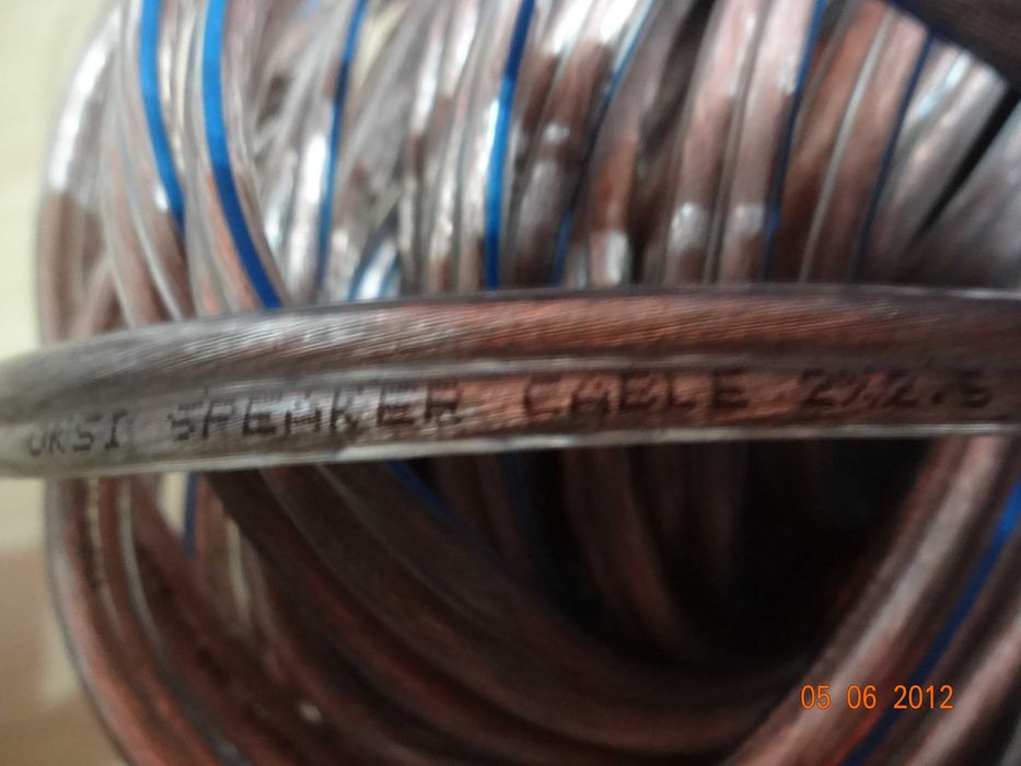 Кабел за колони OKSI Speaker Cable - 2 x 2.5mm²
