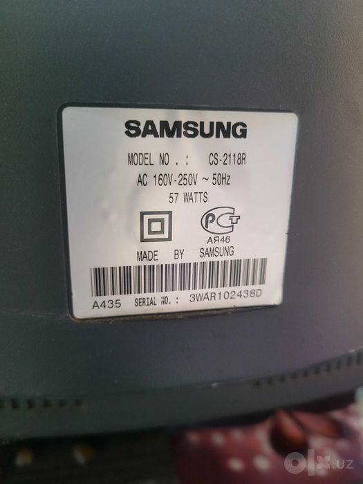 Продается телевизор Samsung CS-2118R