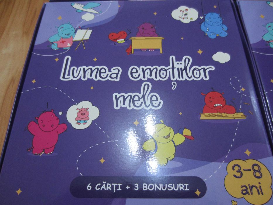 Set 6 carti Lumea Emotiilor Mele, PumpEQ - NOU