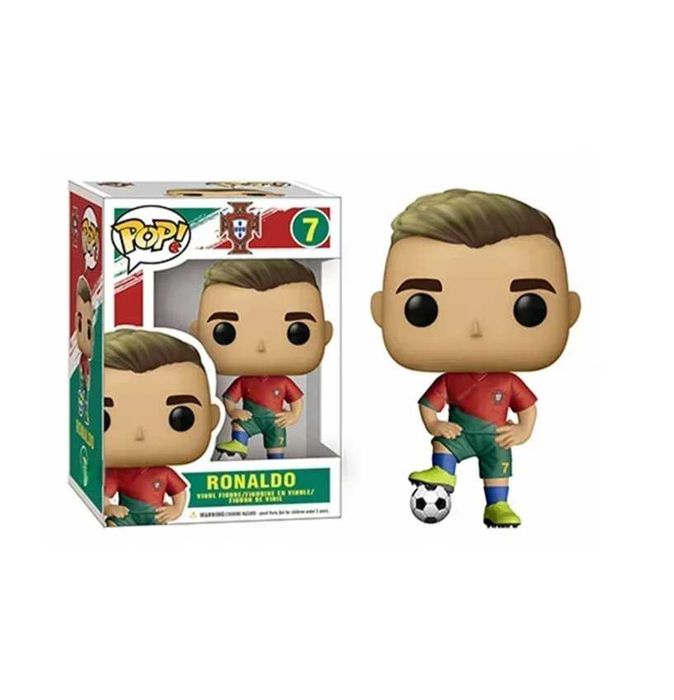 Кукли на роналдо меси мбапе, фигурки играчки за деца с кутия