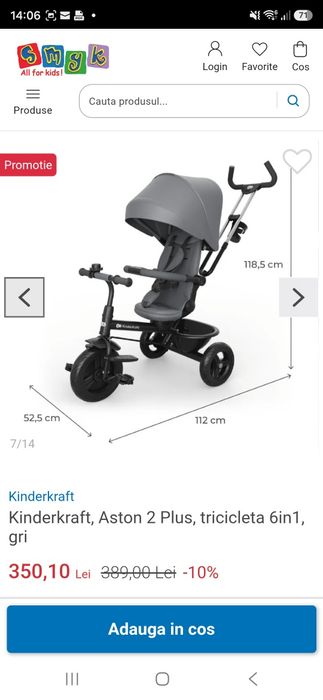 Tricicleta 6 in 1