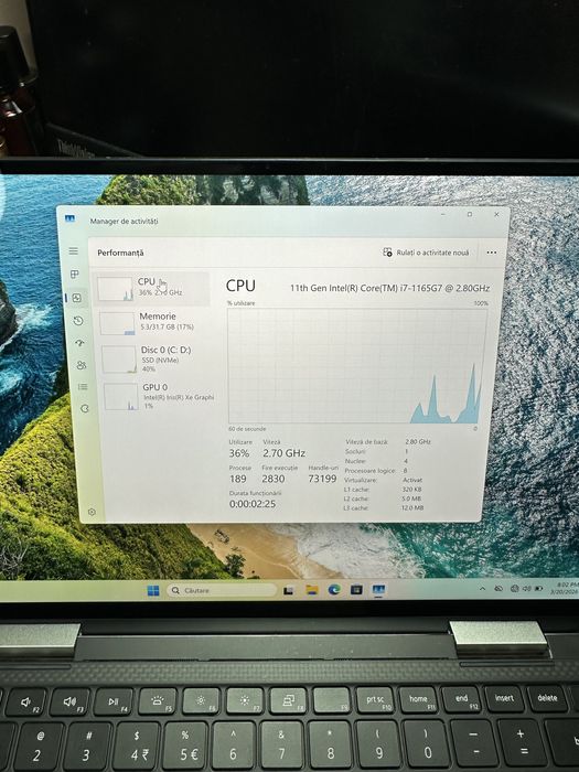 Laptop dell xps 13 9310 32 GB RAM 1tb ssd intel I7 gen 11th