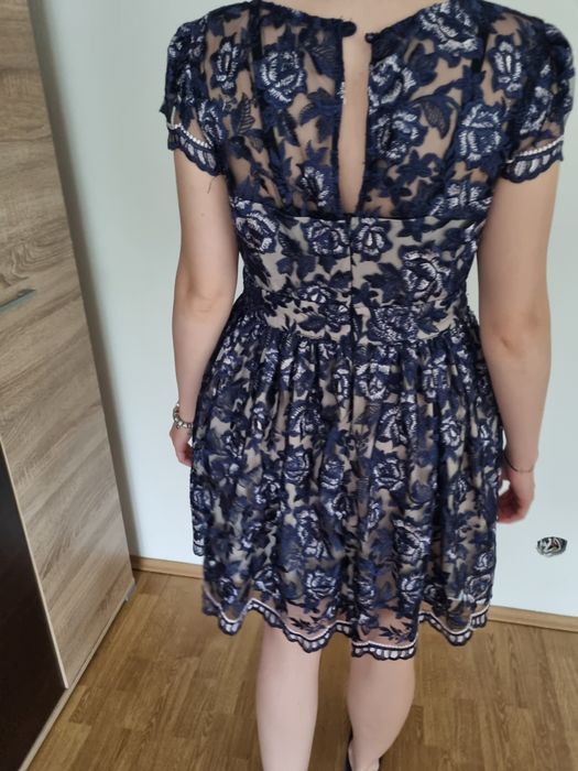 Rochie dantela albastra