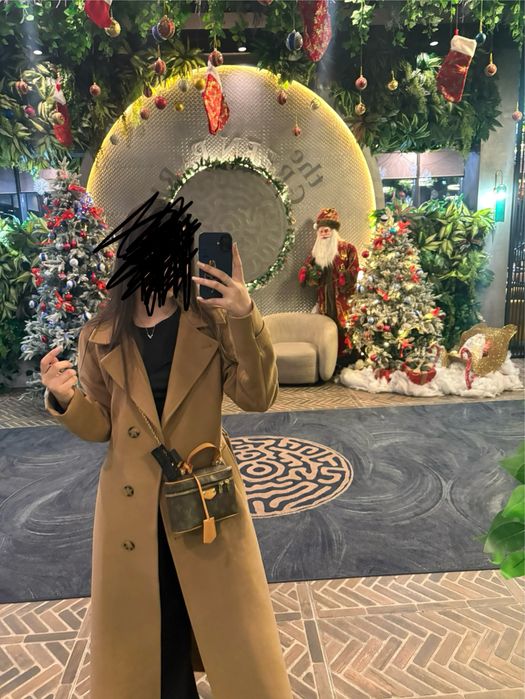 Бежевый пальто Лорето