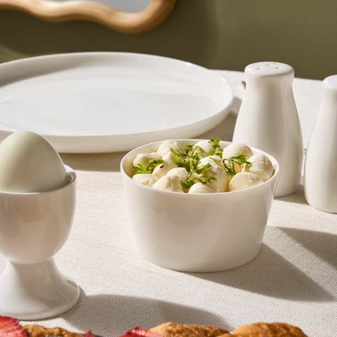 Сервиз за Закуска от 38части Karaca Stream Pure Favaro Бял Порцелан