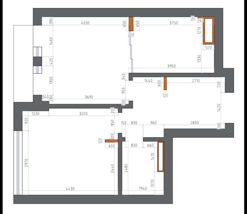 Продаётся 3ком/5/11 ЖК Mirabad Avenue 70квм ор-р: Госпитальный