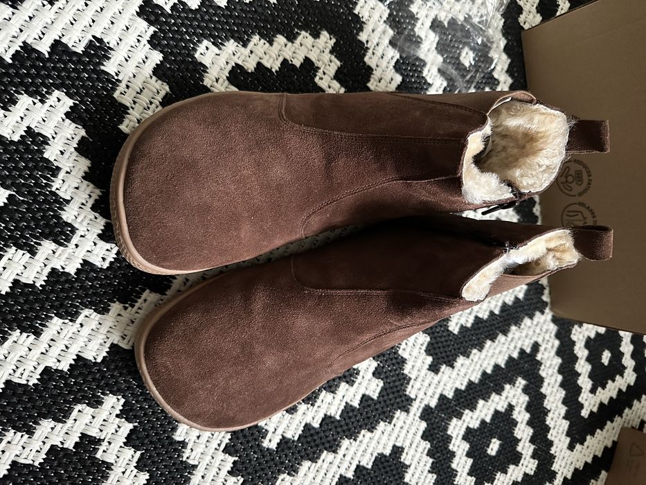 Новые зимние сапоги босоногие