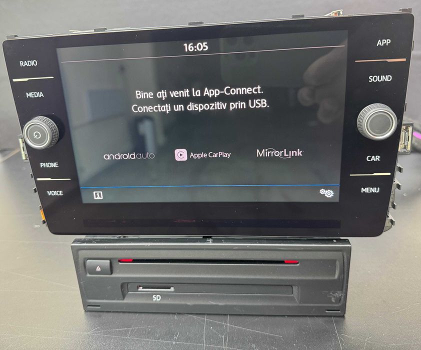 Unitate Multimedia Golf 7 VII WAZE GOOGLE CarPlay Android AUTO VW MIB2