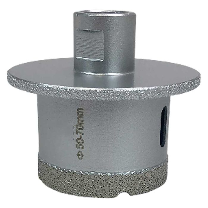 Боркорона диамантена 50-70 мм, M14, за отвори на сифон на мивка