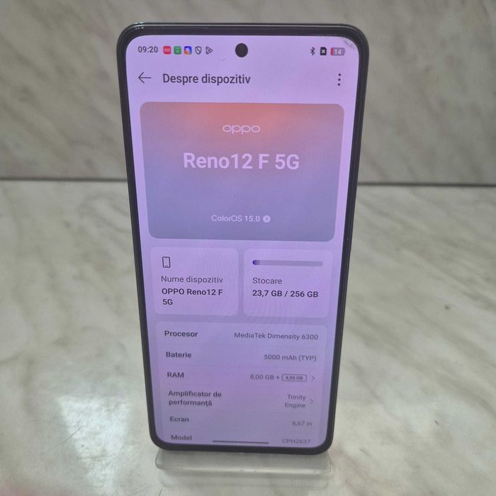 Telefon OPPO Reno12F 5g Black Green 256/8gb Zeus Amanet Rahova 32840