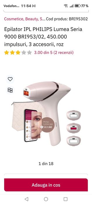 Epilator Philips Lumea 9000