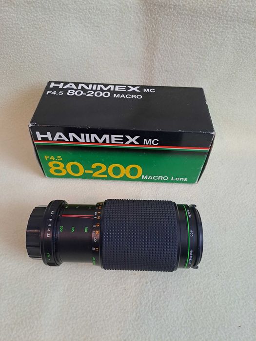 obiectiv hanimex f 4.5 80 - 200 macro japan