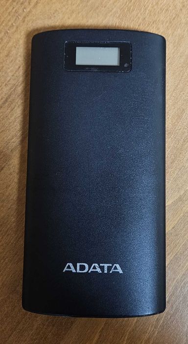 Външна батерия ADATA P20000D, 20 000 mAh, 2xUSB, LED, Black