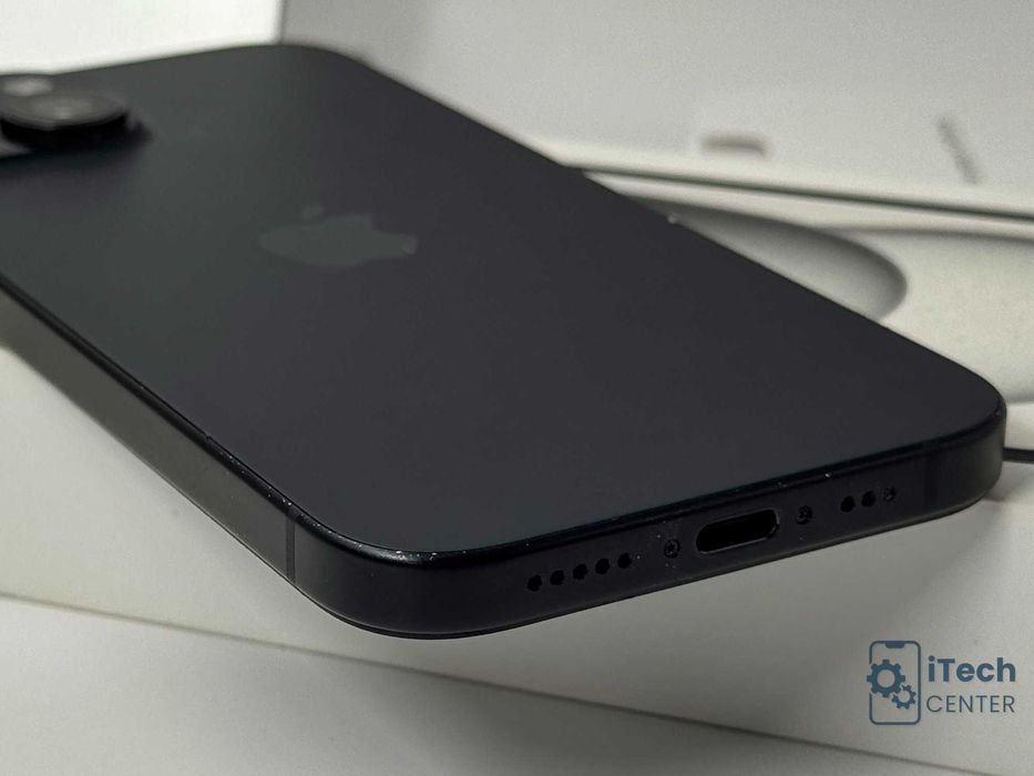 iPhone 15, 128GB, Black, 100% батерия, КАТО НОВ, ГАРАНЦИЯ!