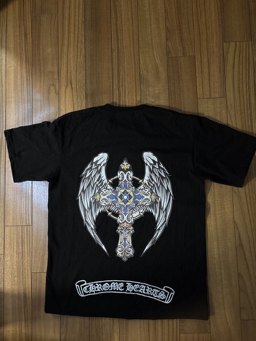 tricou negru chrome hearts
