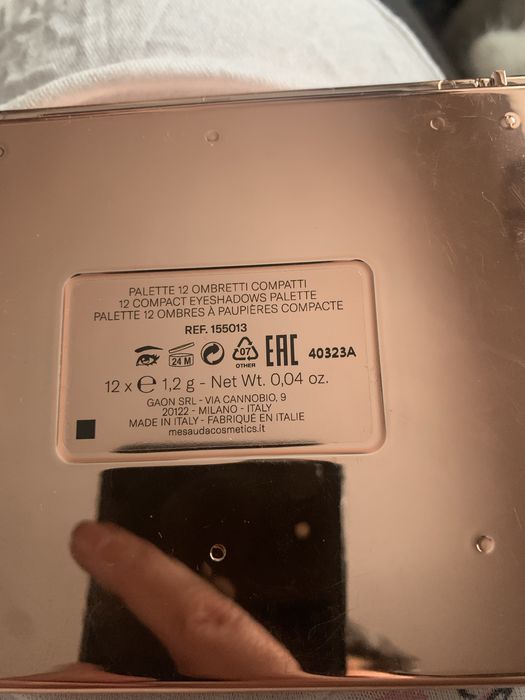 Paleta farduri Mesauda 55 lei