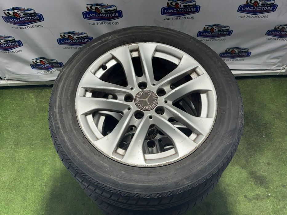 JANTE MERCEDES BENZ R16 / 5x112 / C-Class (W204) / 205/55 R16 91V / 7JX16H2 / ET 43 / + CAUCIUCURI (X4)