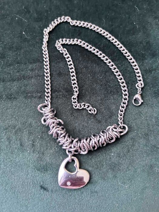 Morellato Морелато Колие Сърце с кристал-44 см. дължина