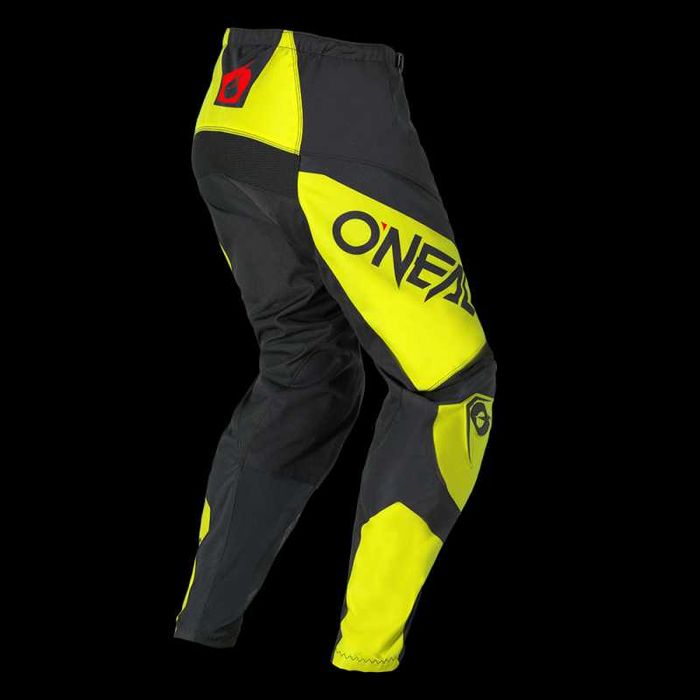 Мотокрос брич O'NEAL ELEMENT RaceWear Black/Neon Yellow V.26