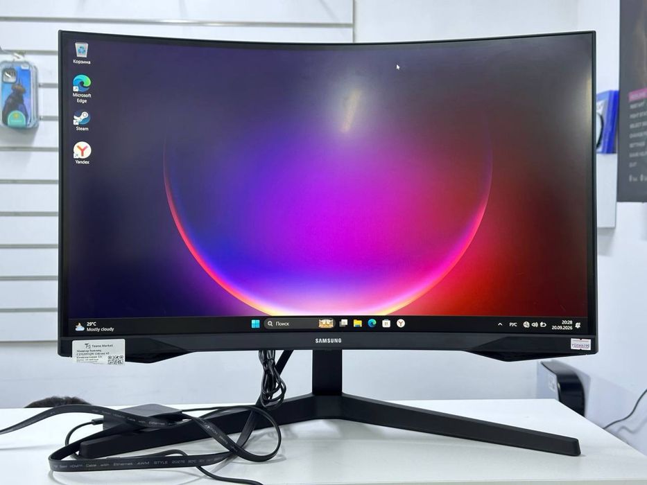 Монитор Samsung C27G55TQW Odyssey 65