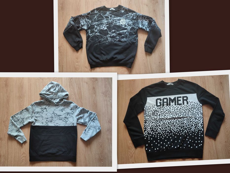 H&M 158/164 см суичер ватирана блуза HM хм