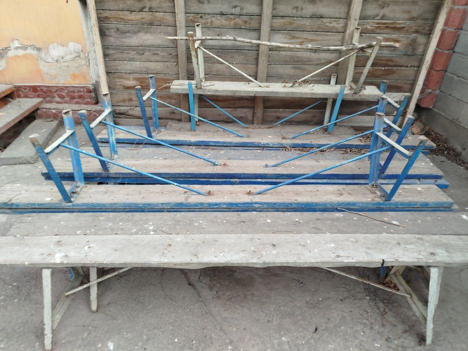 Стол ва Стуллар Чойхона Ховли Уй учун ярокли Россия темирларидан .