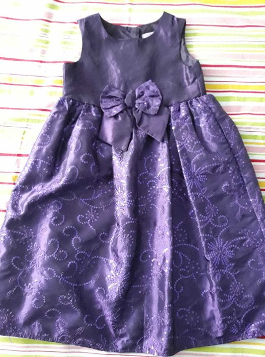Rochita eleganta mov, marime 104cm, 3-4ani