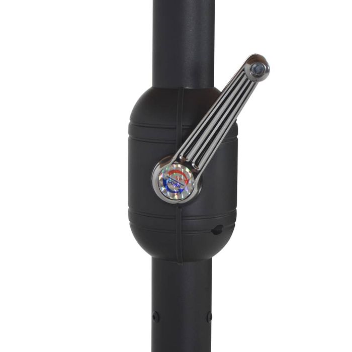 Градински чадър  UV защита, 460x270x240 см, Бежов