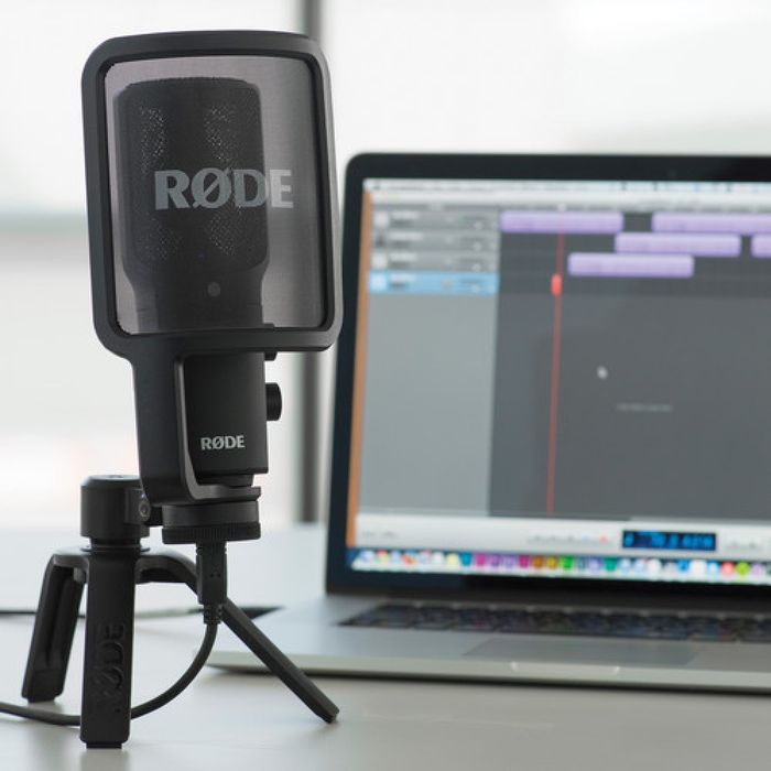 Rode NT-USB+ Microfon Condenser Podcast si Streaming USB