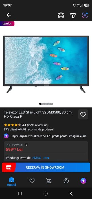 TV Led Starlight 32DM3500 diagonala 80 cm