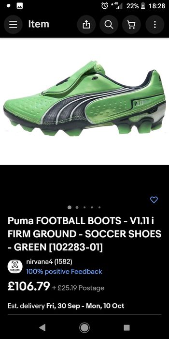 Оригинални Футболни Обувки PUMA V1.11 UNI номер 43