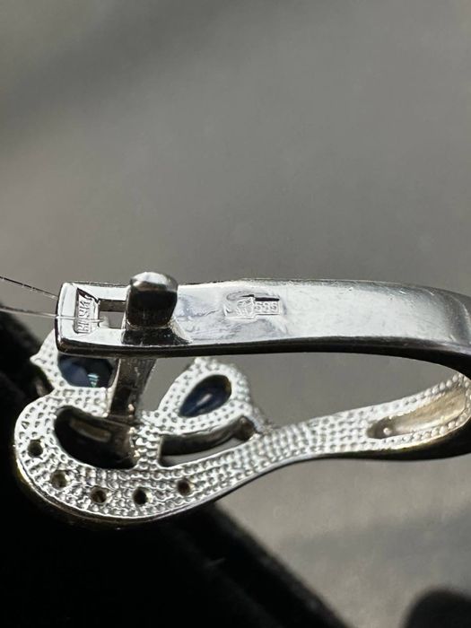 Золото 585  Серьги Масса: 3,95