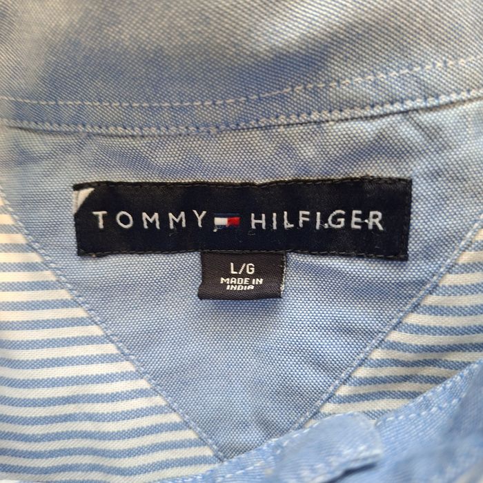 Tommy Hilfiger риза L мъжка синя райета