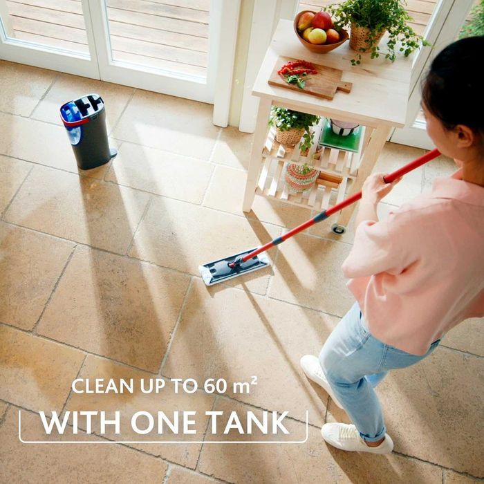 Vileda H2Pro Flat Mop – Set mop cu găleată dublă