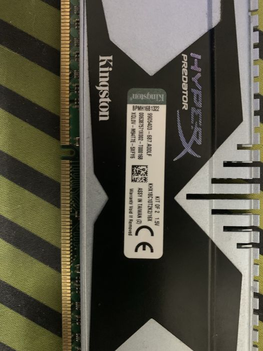 Kingston HyperX Predator DDR3 2133 Mhz 8gbx2 kit кит набор