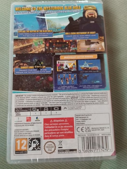 Joc Nintendo Switch Sigilat, Dave The Diver Anniversary Edition