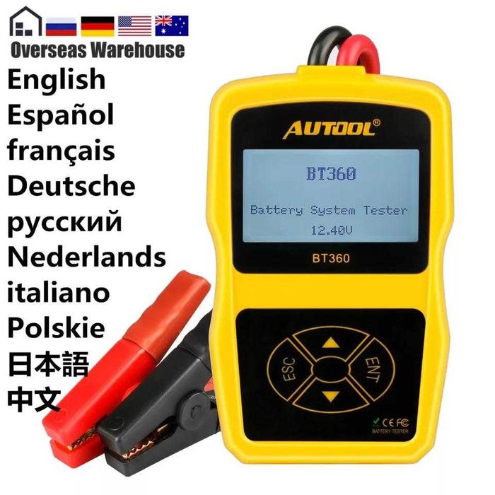 Tester baterie auto BT 360