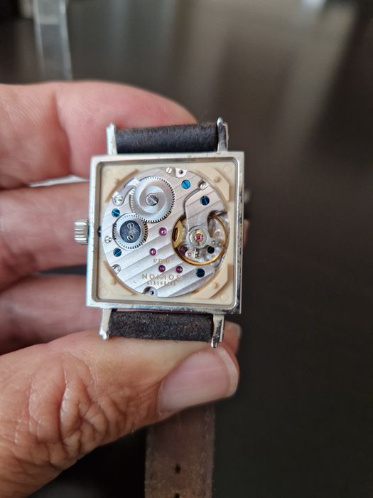 Рядък антикварен немски колекционерски часовник Nomos- Glashutte
