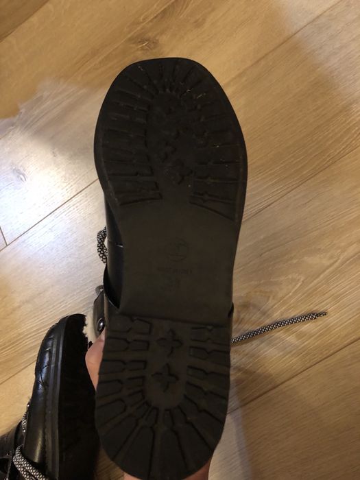 Дамски боти тип кубинки