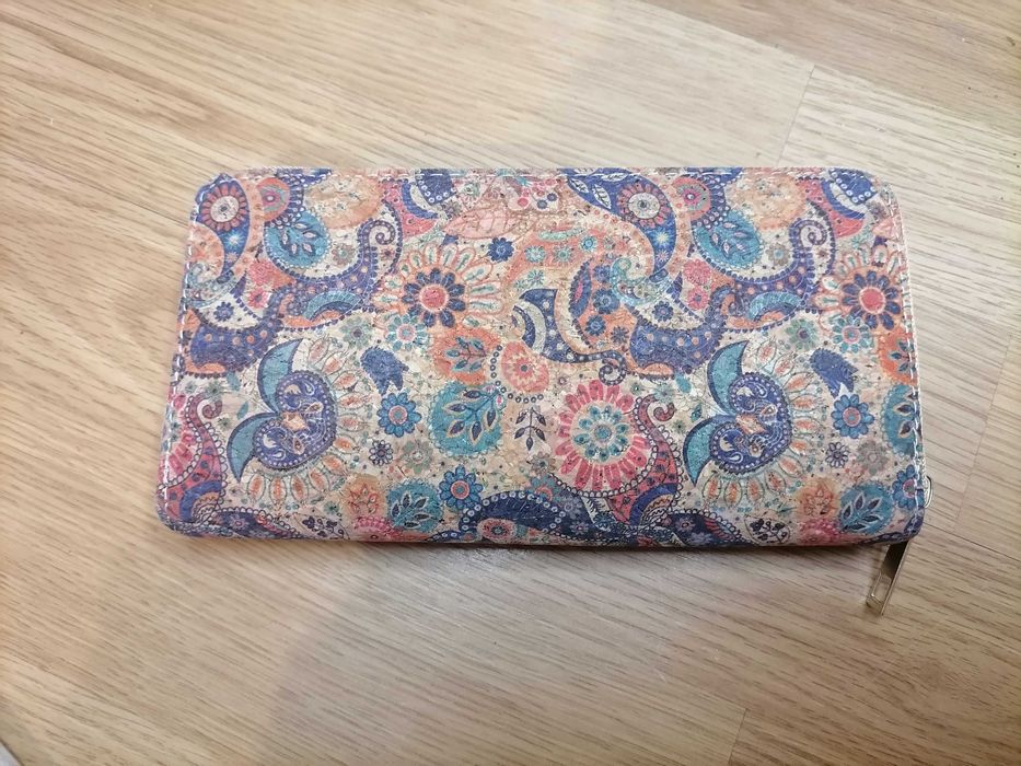 Комплект чантичка и портмоне тип корк