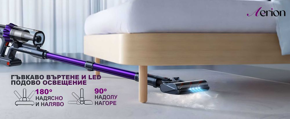 Безжична прахосмукачка BUTURE VC70 – 33KPA, LED, 55 мин автономност