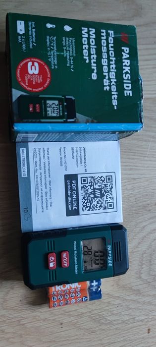 Влагомер Parkside за строителни материали, дърво стени PMSHM2 A3